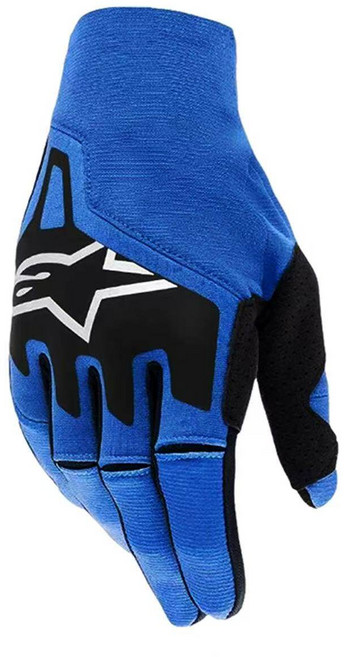 알파인스타 남녀공용 오토바이 라이딩 장갑 사계절 레이싱 바이크 오프로드 터치불가, 블루