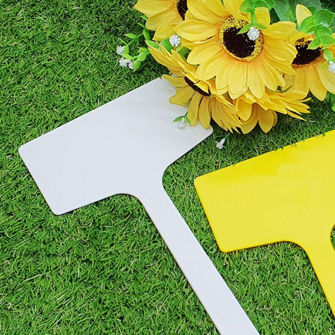 꽃 이름표 나무 화단 팻말 화분 이름표 대형 60cm