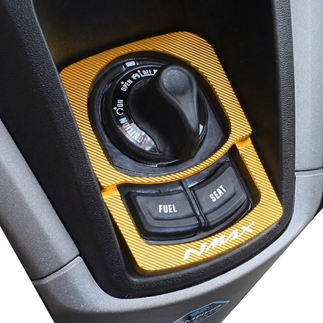 킹콩 NMAX 키박스 커버 21 26년 키커버 보호 몰딩 가드 호환, 1개, 골드