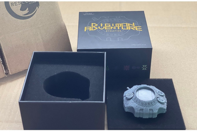 CRESCENT STUDIO 디지바이스 디지몬 레진 피규어, A