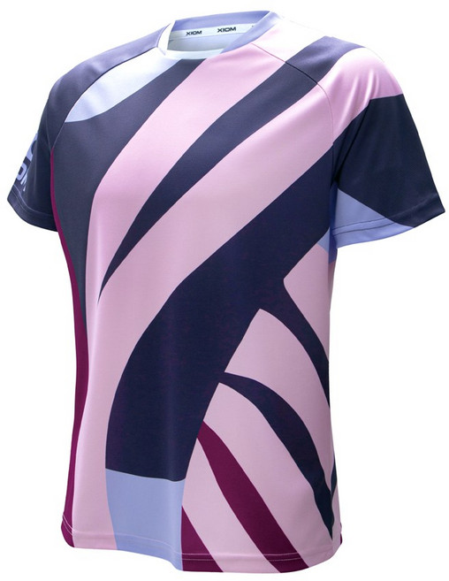 엑시옴(XIOM) 공식 본사 직영 아테나(ATHENA) 2컬러 기능성 탁구 유니폼 반팔 상의 경기용 탁구복