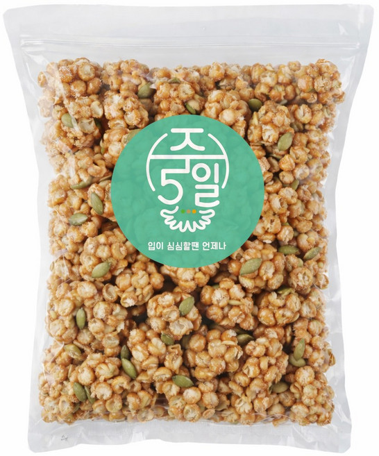 [주5일] 국내제조 호박씨 도라강정 오란다, 400g, 1개