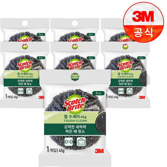 [쓰리엠] 강력 철수세미, 1개입, 7개