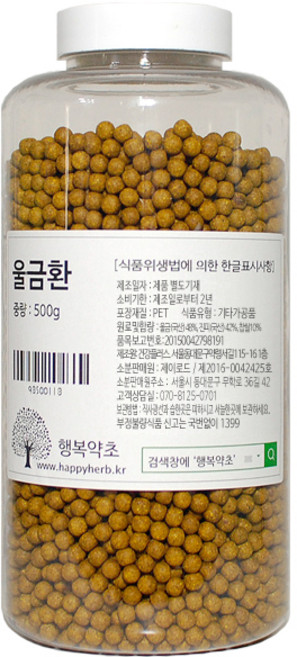행복약초 울금환, 500g, 1개