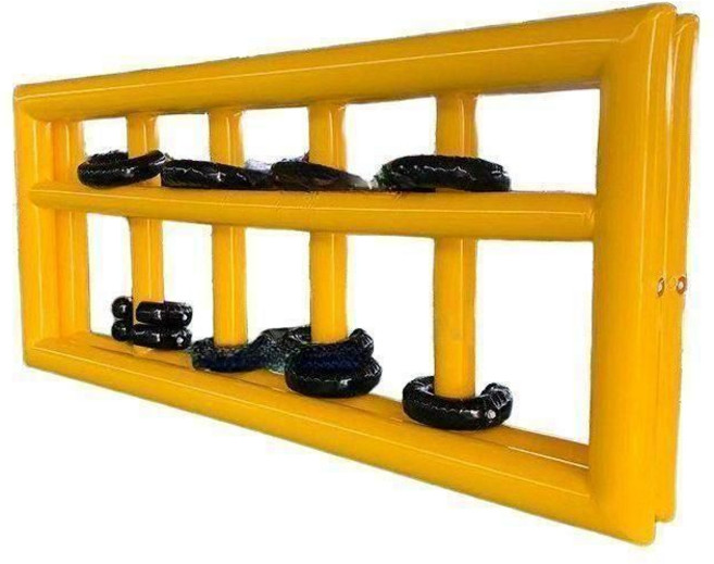 에어바운스 게임소품 빌딩쌓기 링걸기 팀경기 체육대회 운동회, 3.5x2m (고리 10개 포함)