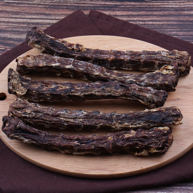 [뉴트리밸류] 강아지 수제 간식 오리긴목뼈, 국내산 오리긴목뼈, 2개