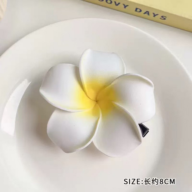 【無品牌】-浪漫島嶼！海星蝴蝶蘭髮夾！海邊度假風側邊夾仿真花朵髮飾盤發器