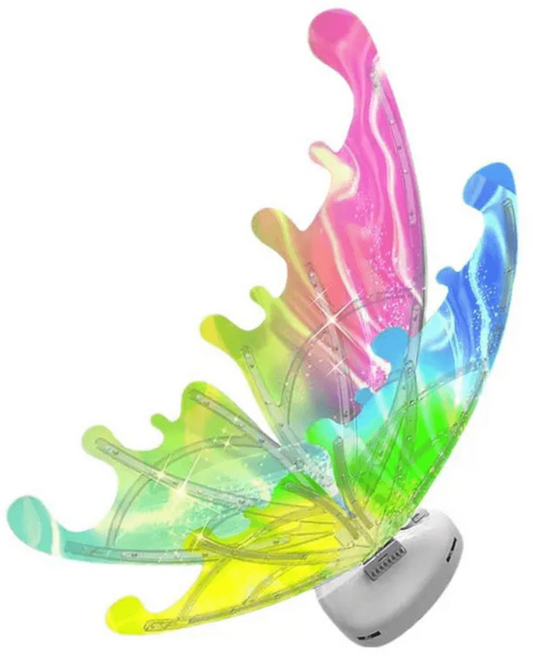 강아지 코스프레 움직이는 LED 날개 애견 할로윈 인싸 코스튬 분장 악마 뱀파이어 천사 나비, 1. LED 나비 날개, 1개