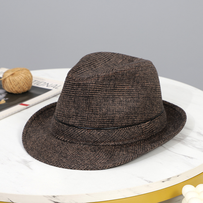 아르테리에 남자 사계절 중절모 고급형 페도라 모자