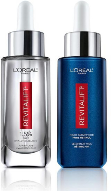 L’Oreal Paris 로레알 파리 리바이탈리프트 15 순수 히알루론산 페이스 세럼 + 03 레티놀 나이트 1개 세트, L’Oreal Paris 로레알 파리 리바이탈리프트 1