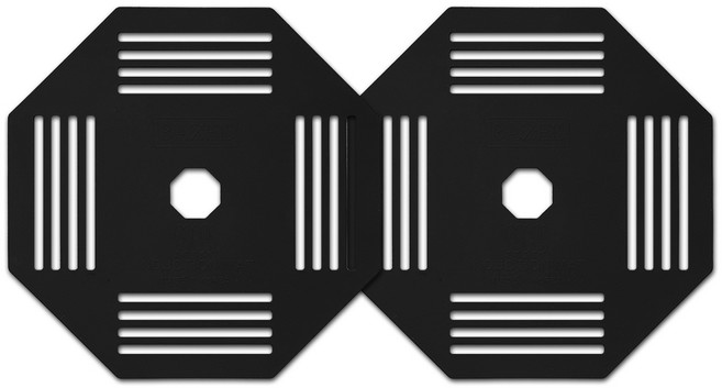 국산 실리콘 플랫 인덕션 보호매트, 2개, 블랙