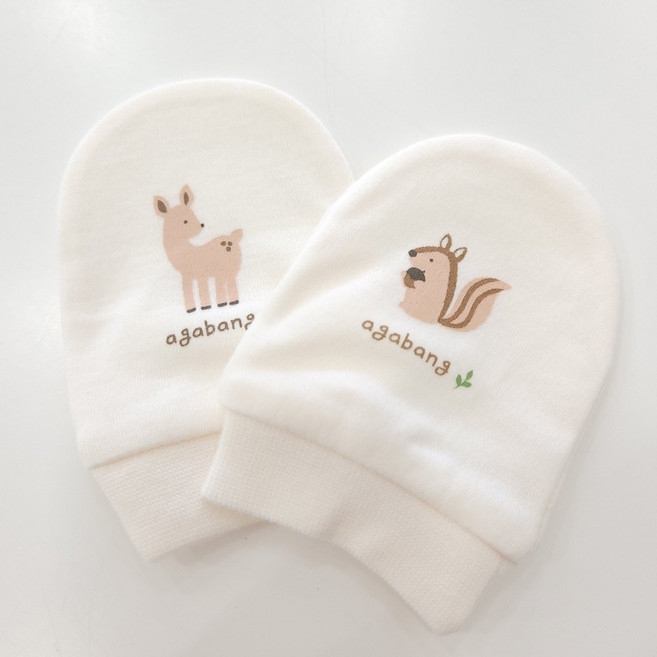 아가방 신생아 아기 손싸개 봄 가을 여름 겨울 손싸게 무형광 새싹 오가닉 싸개