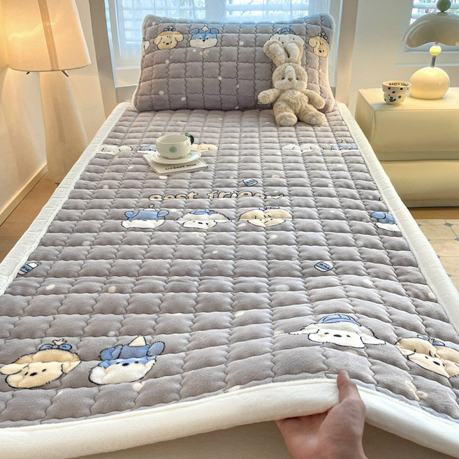 KDNC 기모 학생 기숙사 1인용 매트리스, 강아지