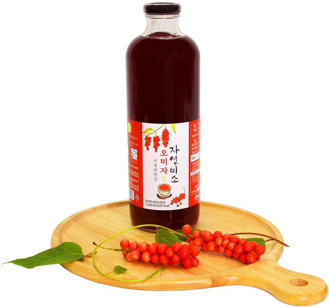 자연미소 오미자청 1L (비정제원당), 1개입, 1개