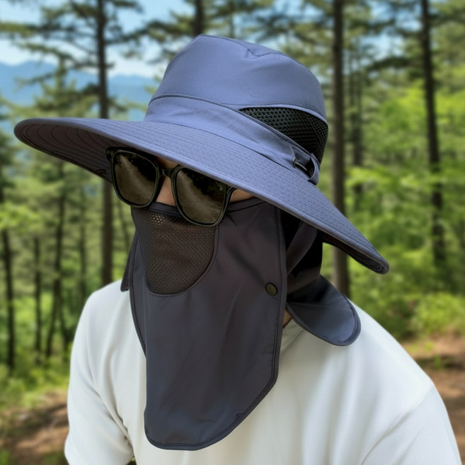 틴코어 쿨링 자외선차단 모자 얼굴가리개 넥쿨러 세트 햇빛차단 여름