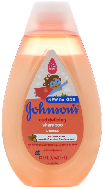 Johnsons Baby 어린이용 컬 디파이닝 샴푸 400ml(13.6fl oz) 3팩, 1개