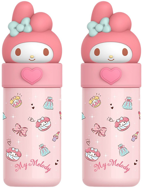 StarR 캐릭터 보온 텀블러 PN-2102, 2개, 350ml, 마이멜로디 핑크