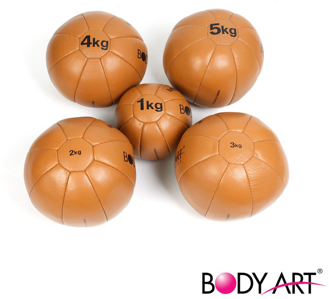 바디아트 뉴 가죽 메디슨볼, 베이지, 1개, 4kg