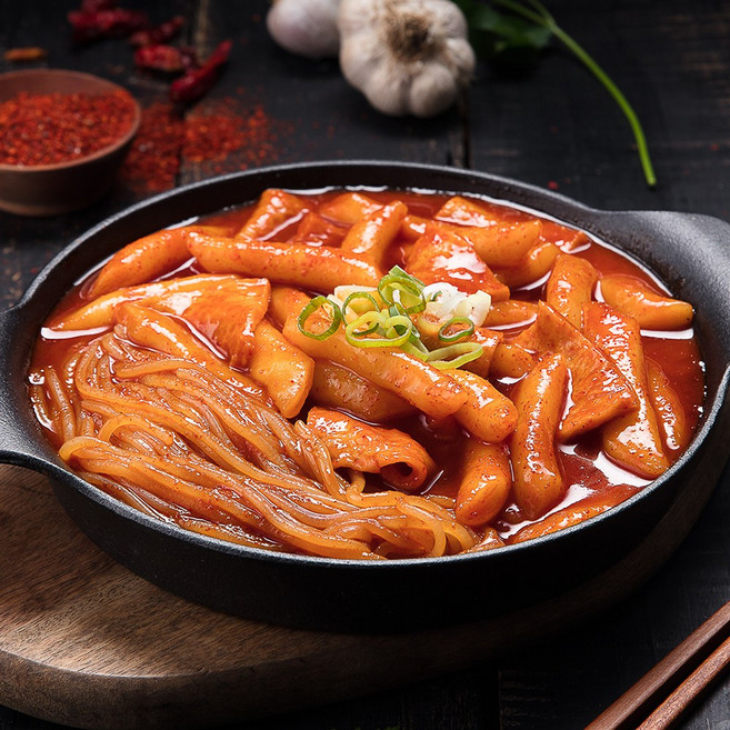 옥이네 떡볶이 순한맛, 3개, 340g