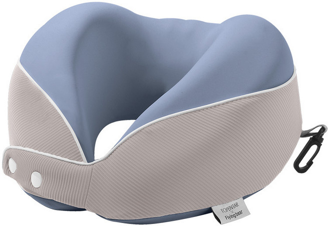 자홀포 기내용 목베게 메모리폼 여행용 휴대용 U자형 목쿠션 수면 베개+수납 파우치