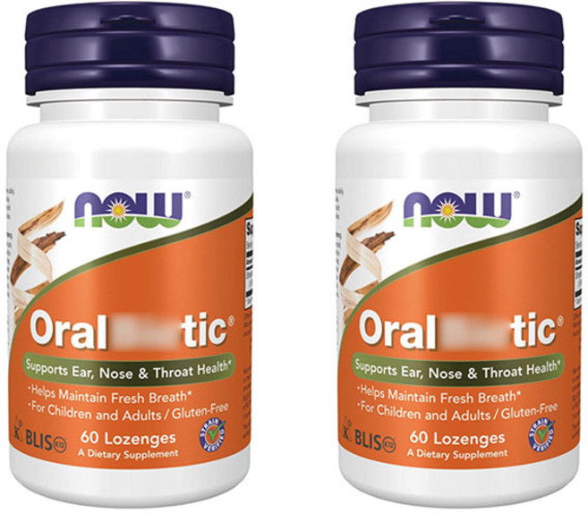 나우푸드 오랄틱 로젠지, 60정, 2개