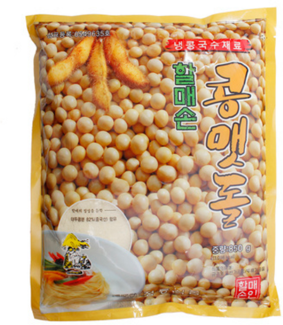 할매손 콩맷돌 콩국수 콩가루 850g, 35개