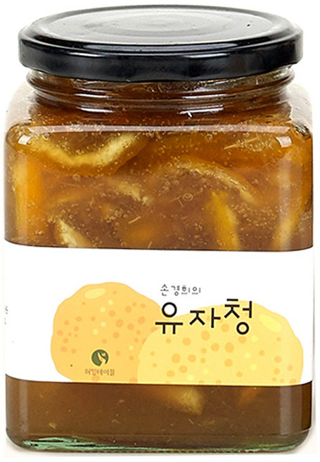 향긋한 유자청 유기농원당 수제청 고흥유자 전통차, 1개, 1개입, 800g