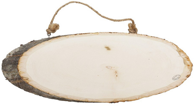 오꿈 통나무걸이 알림판 문패만들기, 05 타원형 (대)