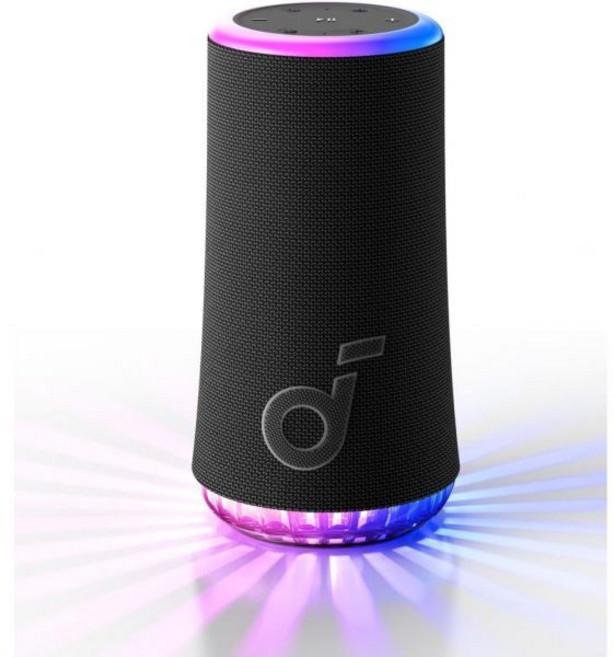 Anker 사운드코어 글로우 블루투스 스피커 [360° 사운드], Black