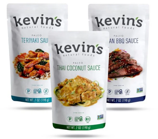 케빈 식품 꿀 마늘 소스 팔레오 시머 볶음 글루텐 프리 방부제 없음 비 GMO 3팩(꿀 마늘), Teriyaki/Thai Coconut/Korean B, 7 Ounce (Pack of 3) - 쿠팡