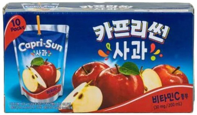 카프리썬 사과 200mlx10, 10개, 200ml