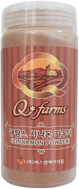 기타 큐팜스 시나몬 토핑용 파우더 180g cinamon 계피 토핑 카푸치노 음료, 1개입, 1개
