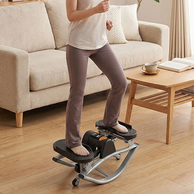 DANGZ 스텝퍼 전신 다이어트 운동기구 계단오르기, 블랙