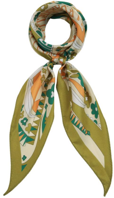 엘르 다이브 실크 롱 스카프 SE549S309