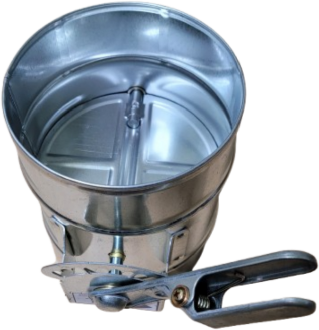 스파이럴덕트 담파 댐퍼 닥트부속 아연함석자재 난로연통조절기, 1개