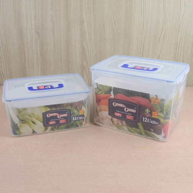 손잡이 핸디락 대용량 밀폐김치통 12L, 1개