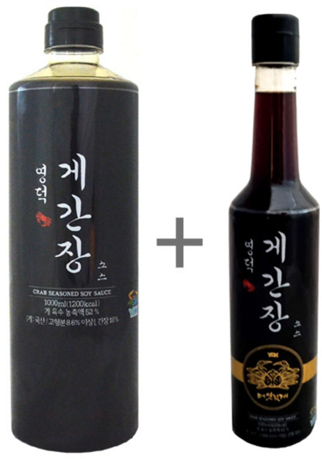 영덕 게간장 1000ml+500ml /농가배송, 1세트, 1.5L