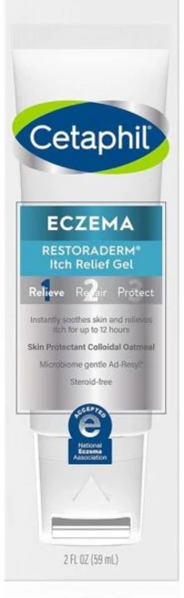 Cetaphil RESTORADERM 이치 릴리프 젤 59ml, 1개 - 쿠팡