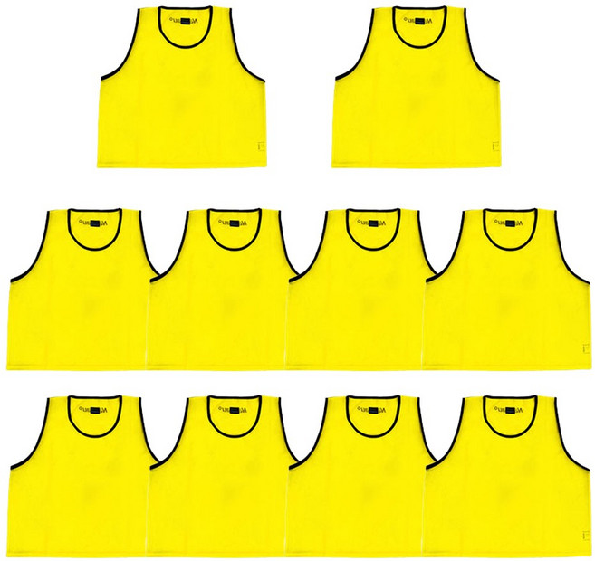 낫소 성인용 10개 세트 축구 풋살 농구 배구 스포츠 팀조끼