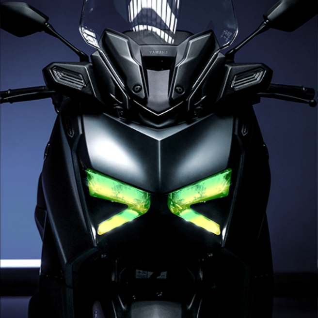 XMAX 튜닝 2023~2025 그라데이션 라이트필름 / 라이트 보호필름, 1세트, 몬스터그린