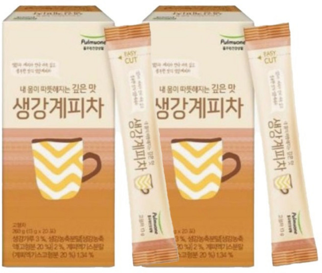 올가 풀무원 생강계피차 13g20포, 13g, 20개입, 2개