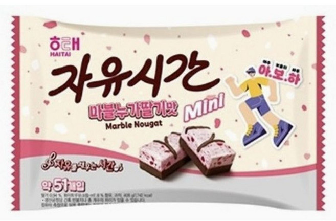 자유시간 누가마블 딸기, 1개, 408g