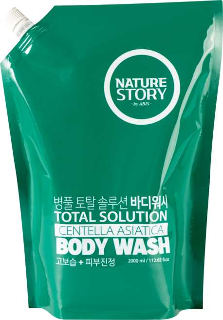 아비스 네이쳐스토리 병풀 토탈 솔루션 바디워시 2000ml 대용량 리필용, 3개, 2L