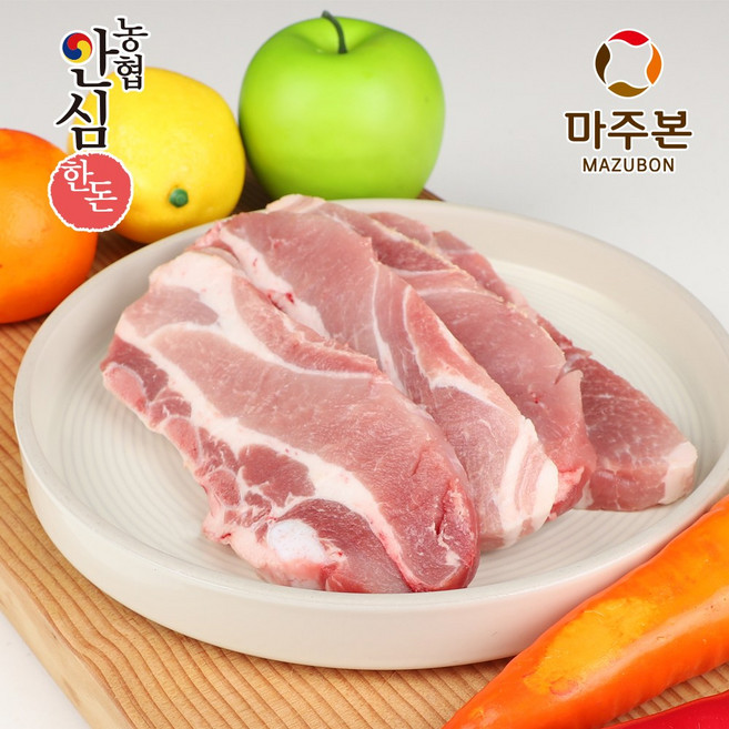 농협안심한돈 냉장 갈비 구이용 500g, 1개