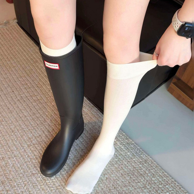 블링살롱 2개세트 리에제 쫀쫀 니삭스 레이어드 반스타킹 양말 부츠 삭스