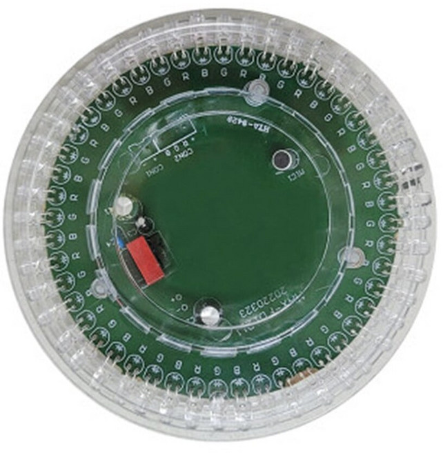 [LED 오색무지개등 투명/흰색], 흰색 케이스