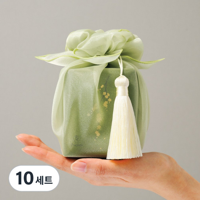 포이티 꽃차 보자기 답례품 국산 돌잔치 결혼식 웨딩 첫돌 조문 장례식 회사 단체 꽃차, 보자기노리개포장, 10개