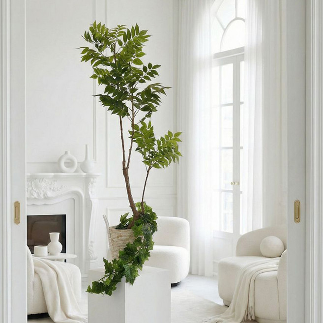 참죽 등나무 인조나무 조화나무 인테리어 화분 장식 플랜테리어 위스테리아, 위스테리아120, 1개