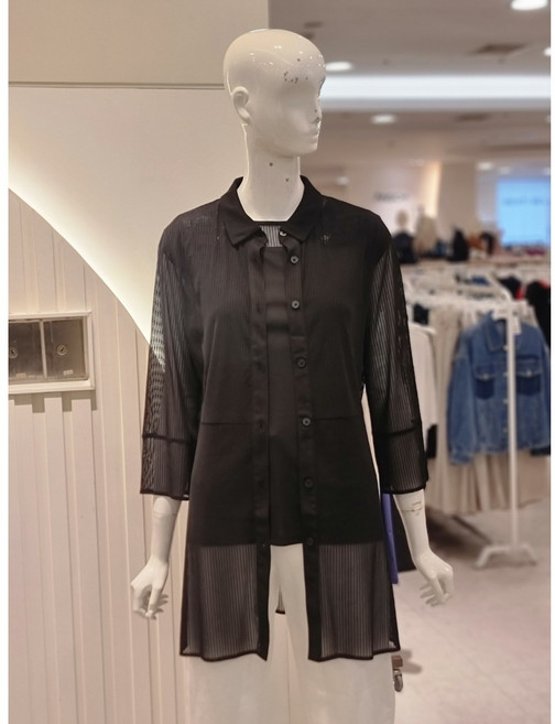 크로커다일레이디 매쉬 셋업 가디건 CLEMTS129