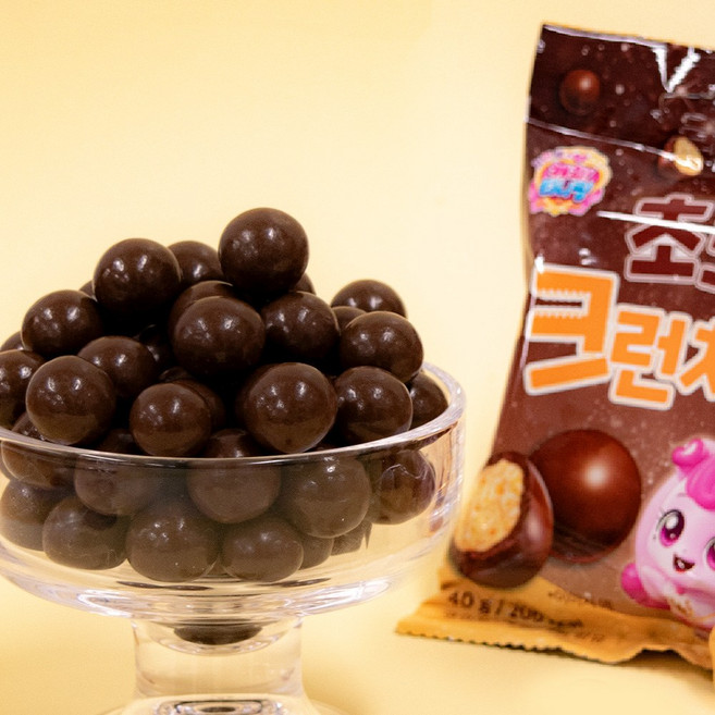 캐치티니핑 초코 크런치볼(초코 크런치볼10개 구입시 키난빌 라바 10개 증정), 40g 1개